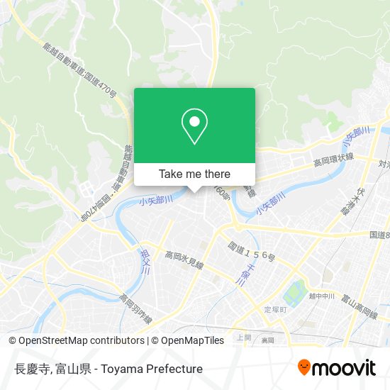 長慶寺 map