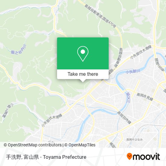 手洗野 map
