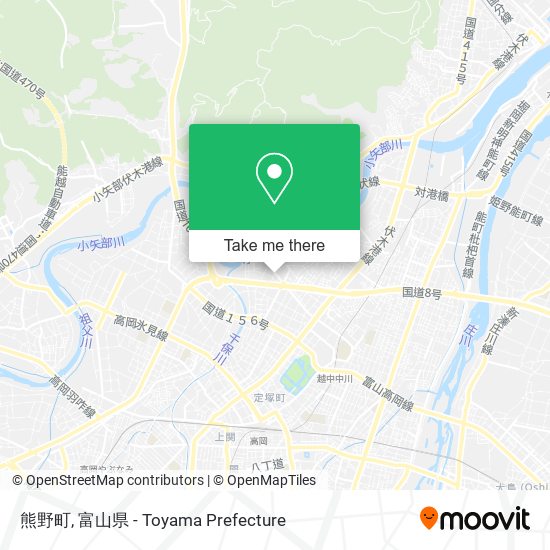 熊野町 map