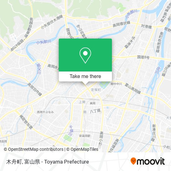 木舟町 map