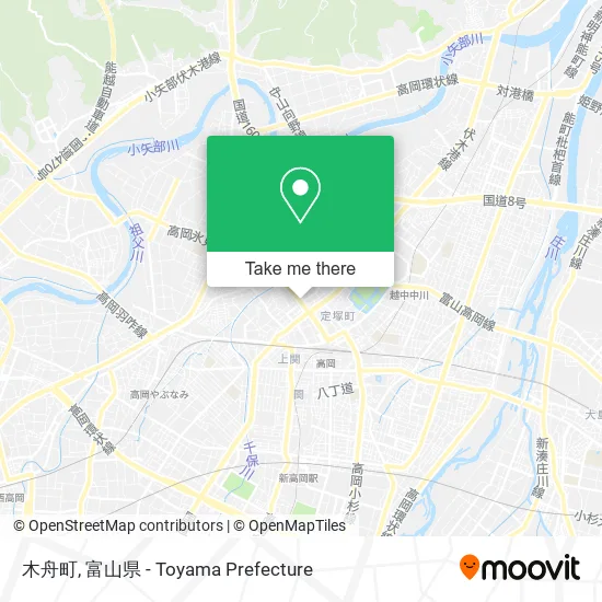 木舟町 map