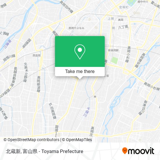 北蔵新 map