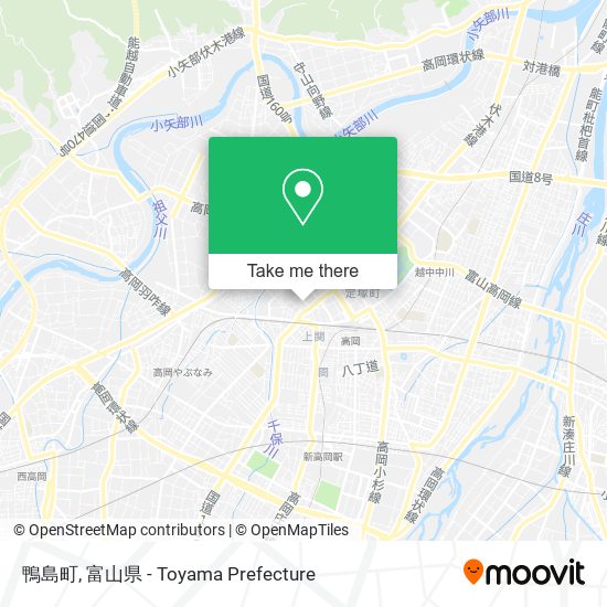 鴨島町 map