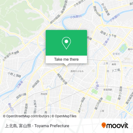 上北島 map