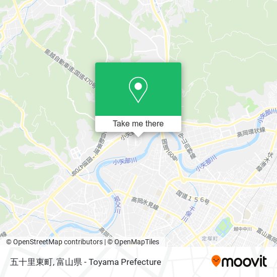 五十里東町 map