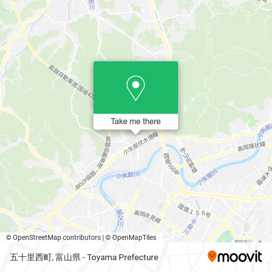 五十里西町 map