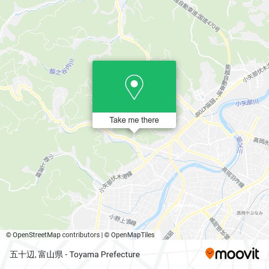 五十辺 map