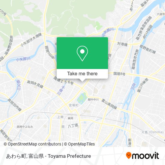 あわら町 map