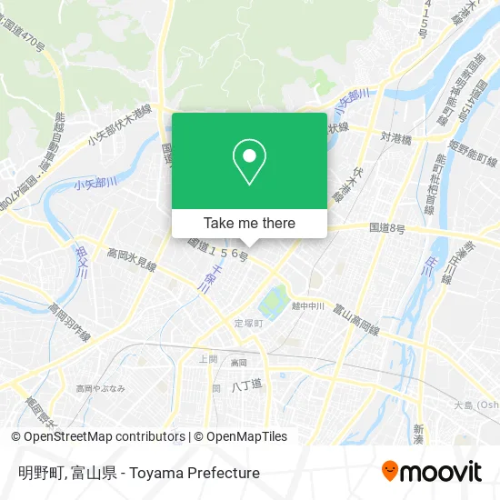 明野町 map
