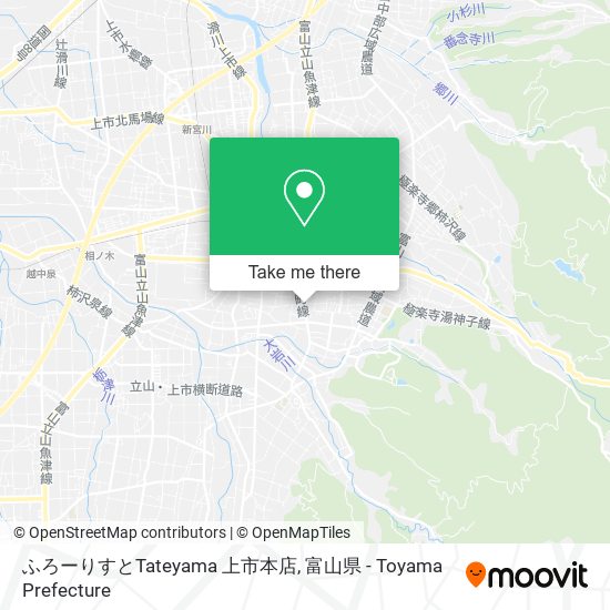 ふろーりすとTateyama 上市本店 map