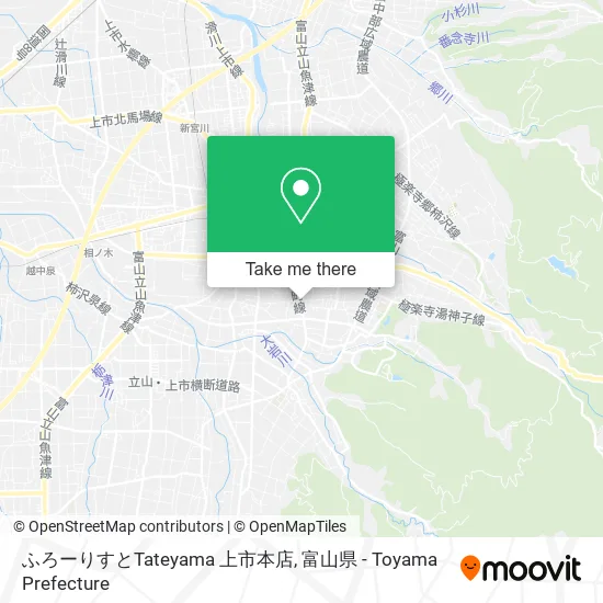 ふろーりすとTateyama 上市本店 map