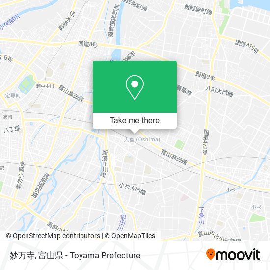 妙万寺 map