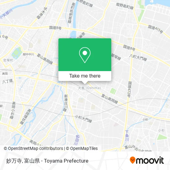妙万寺 map