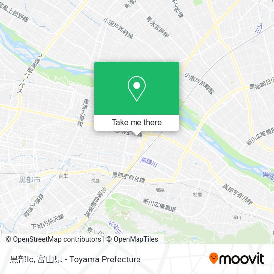 黒部Ic map