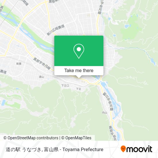 道の駅 うなづき map