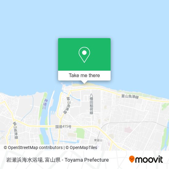 岩瀬浜海水浴場 map