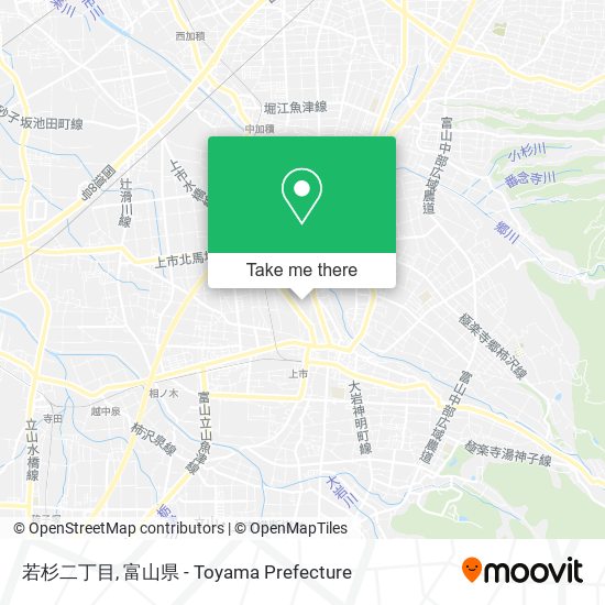 若杉二丁目 map