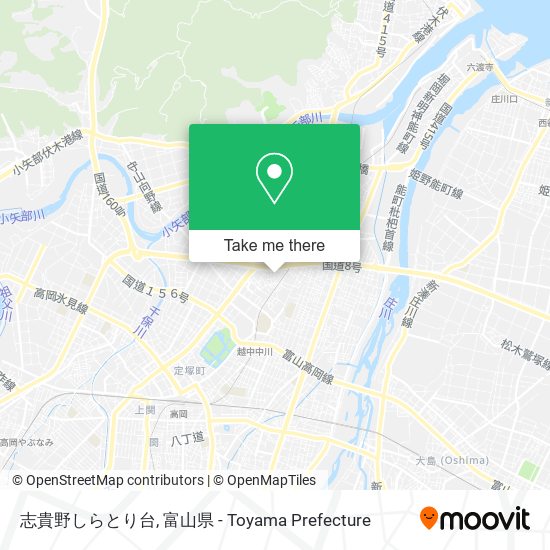 志貴野しらとり台 map