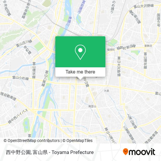 西中野公園 map