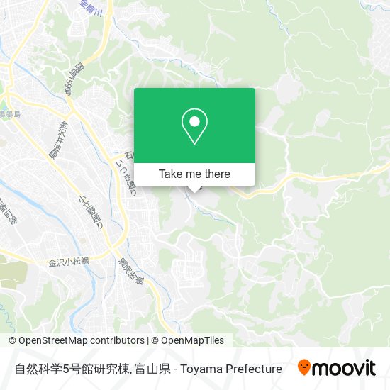 自然科学5号館研究棟 map