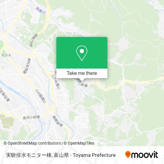 実験排水モニター棟 map