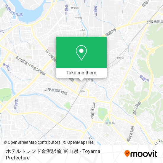 ホテルトレンド金沢駅前 map