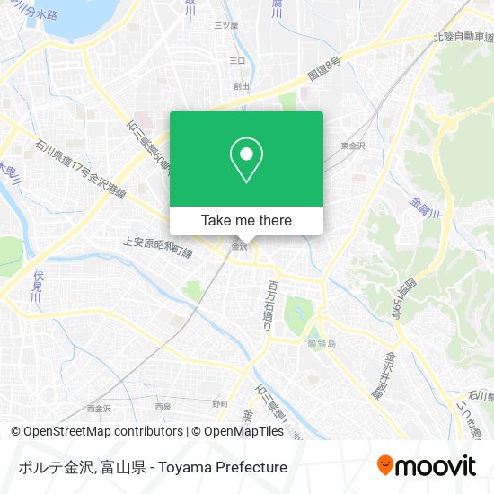 ポルテ金沢 map