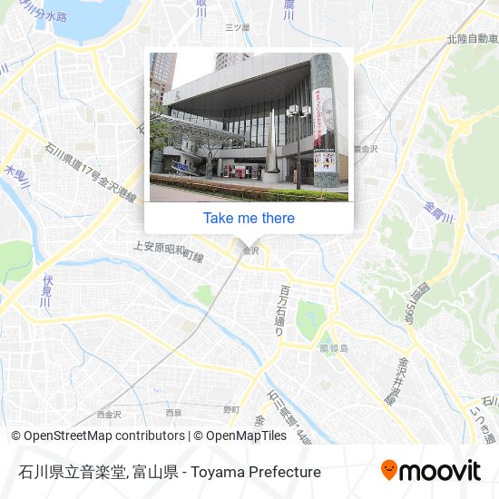 石川県立音楽堂 map