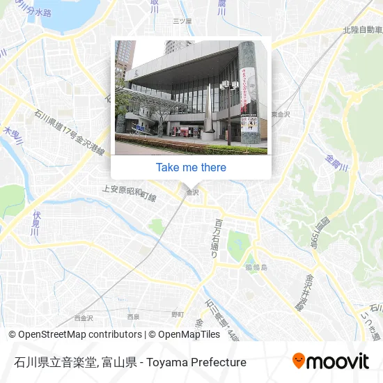 石川県立音楽堂 map