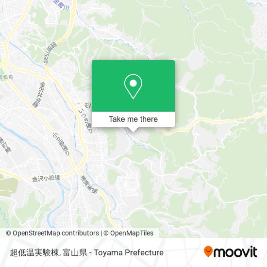 超低温実験棟 map