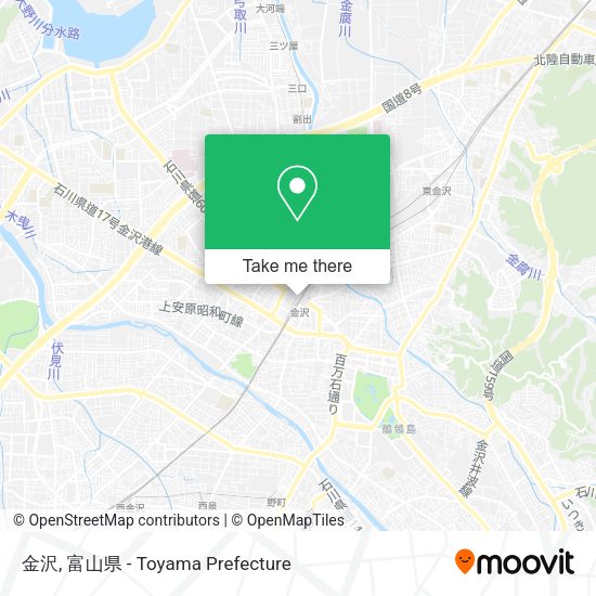 金沢 map