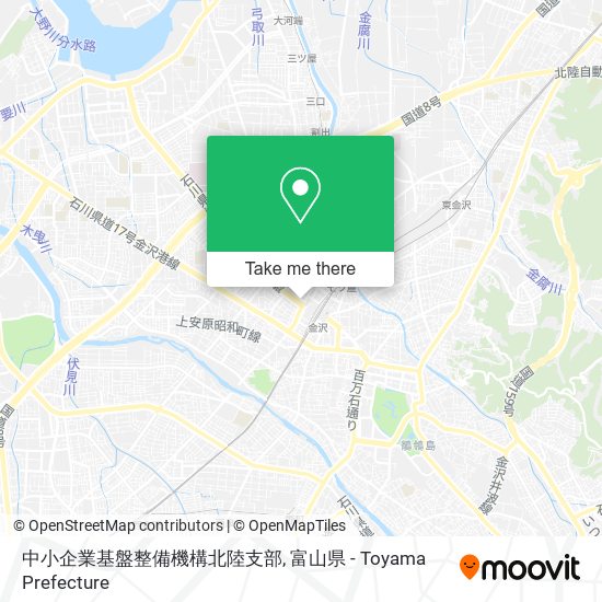 中小企業基盤整備機構北陸支部 map