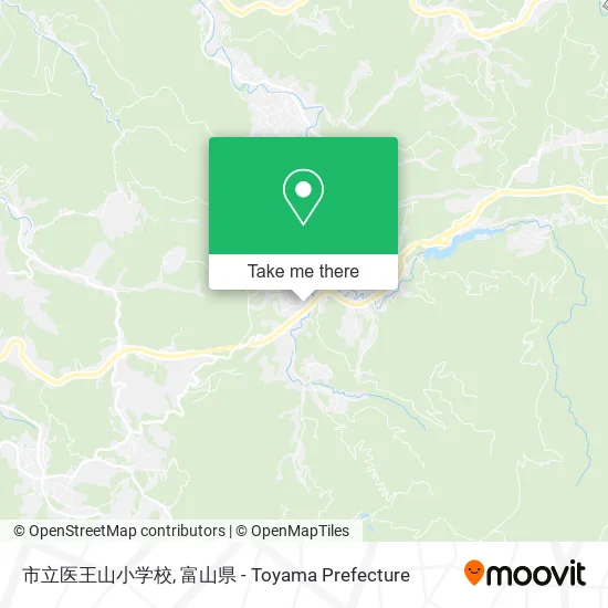 市立医王山小学校 map