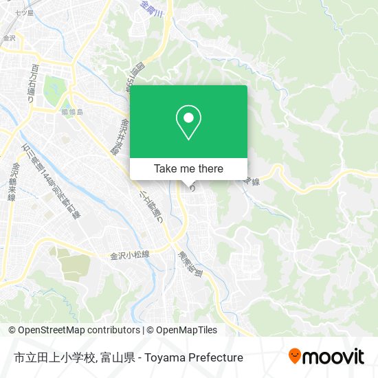 市立田上小学校 map