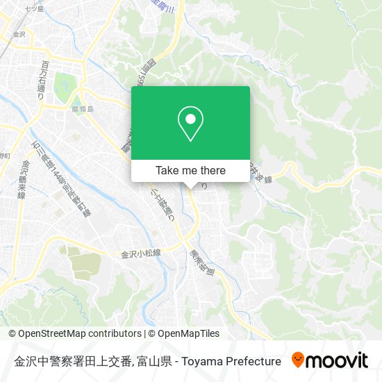 金沢中警察署田上交番 map