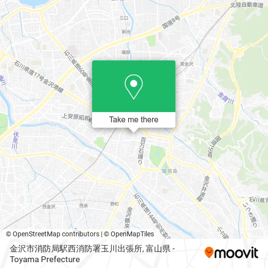 金沢市消防局駅西消防署玉川出張所 map