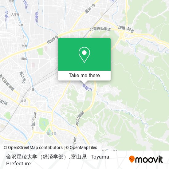 金沢星稜大学（経済学部） map