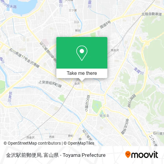 金沢駅前郵便局 map