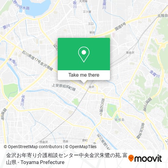 金沢お年寄り介護相談センター中央金沢朱鷺の苑 map