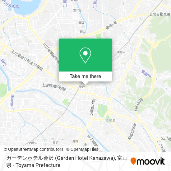 ガーデンホテル金沢 (Garden Hotel Kanazawa) map