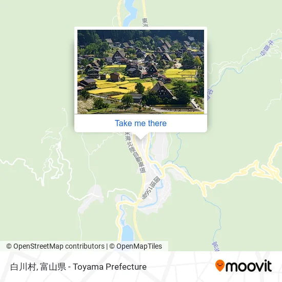 白川村 map