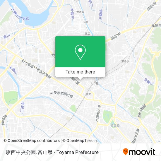 駅西中央公園 map