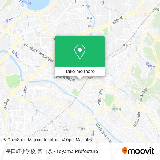 長田町小学校 map