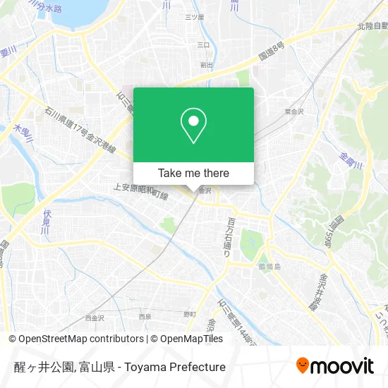 醒ヶ井公園 map