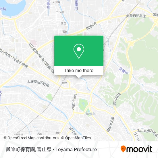 瓢箪町保育園 map