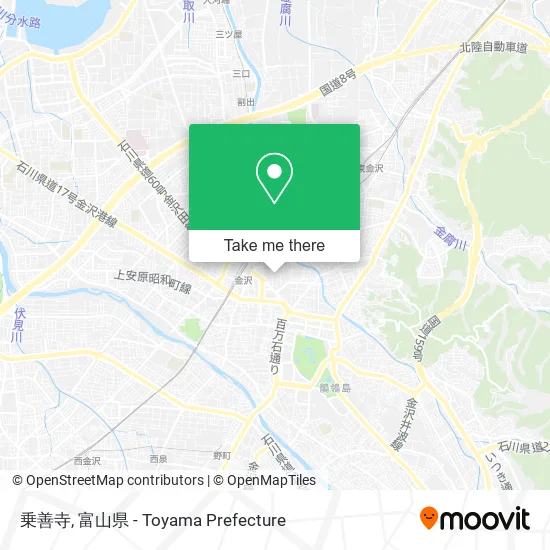 乗善寺 map