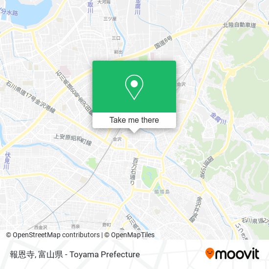 報恩寺 map