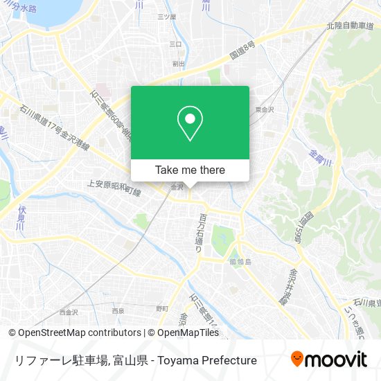 リファーレ駐車場 map