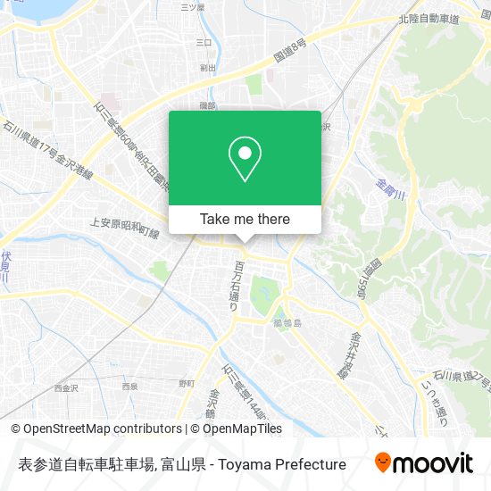 表参道自転車駐車場 map