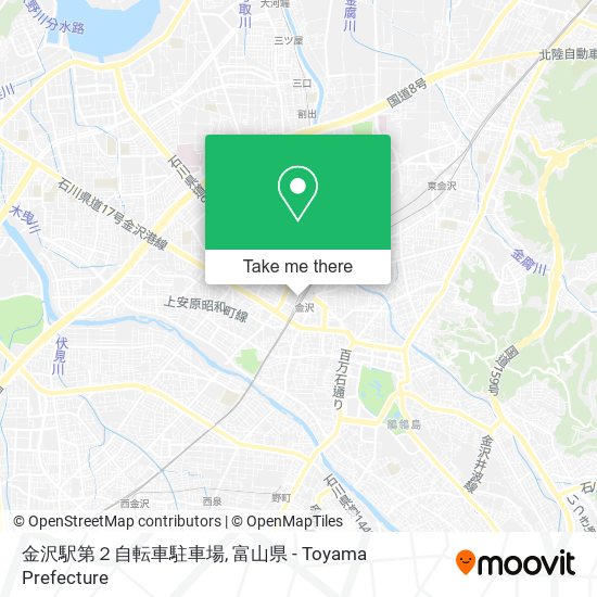 金沢駅第２自転車駐車場 map